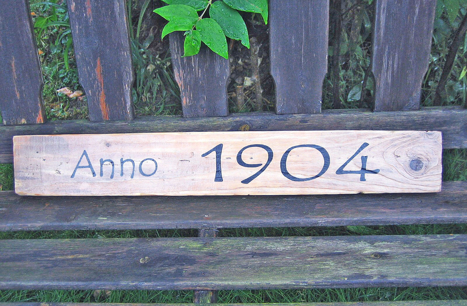 Schild anno 1904