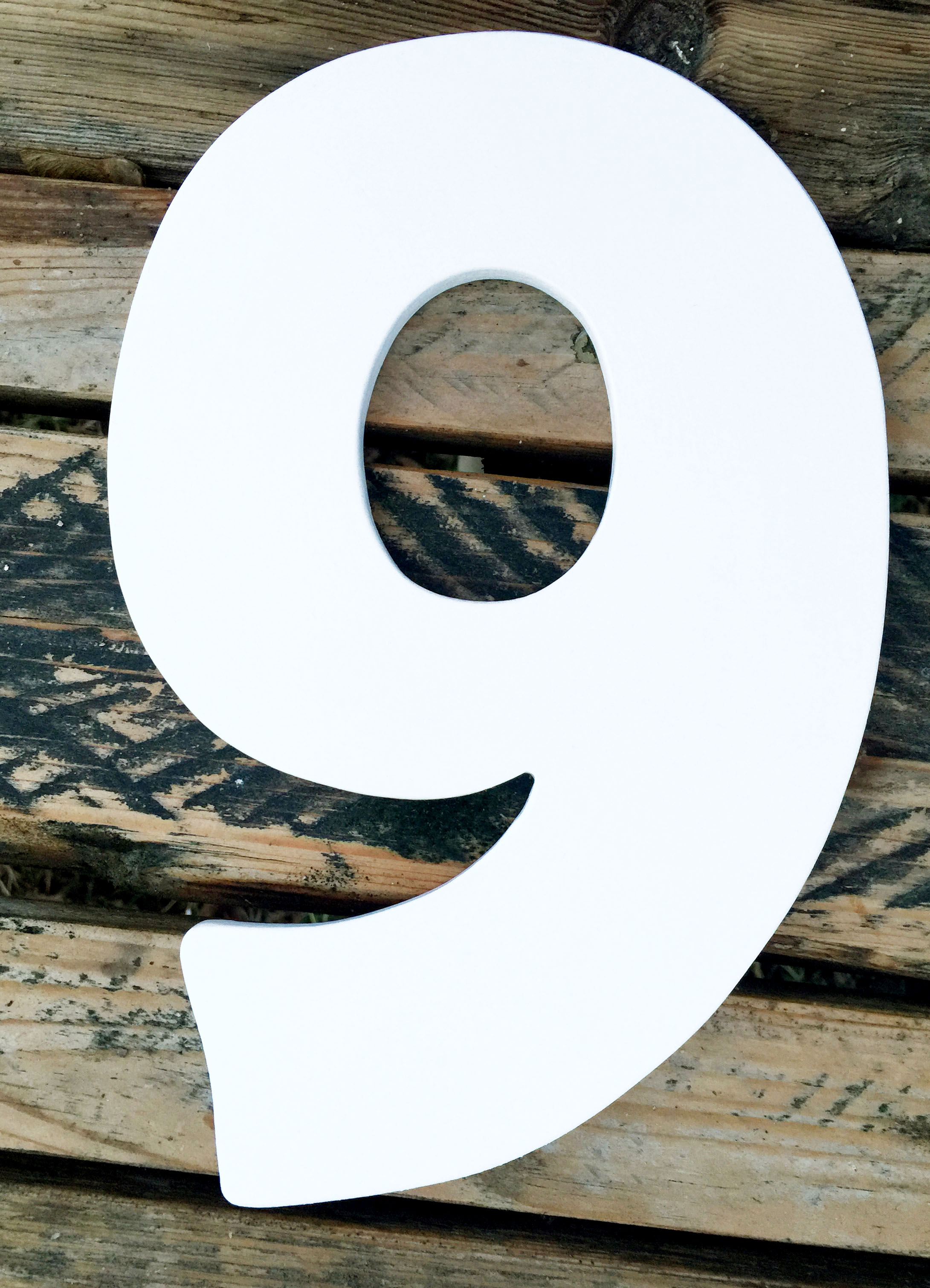 pompse Hausnummer in schneewei